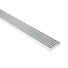 Lauxes Aluminium Silver Next Gen Floor Grate 100mm x 26mm