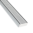 Lauxes Aluminium Silver Next Gen Floor Grate 100mm x 35mm