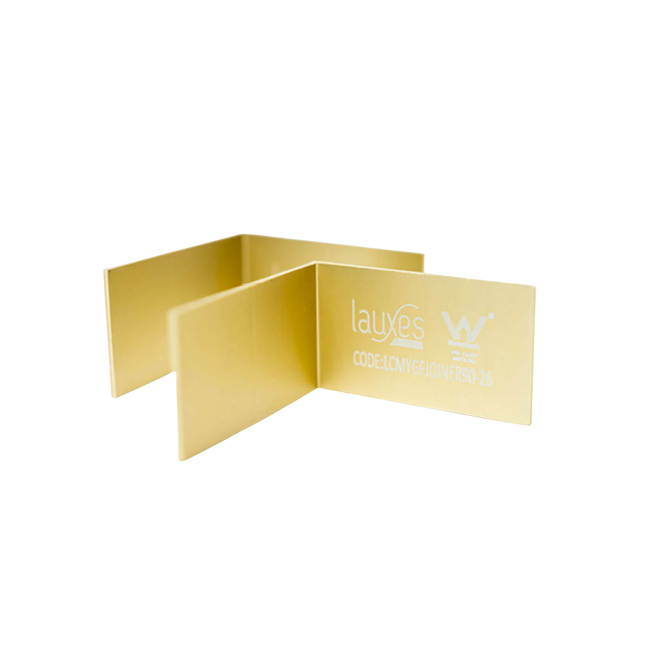 Lauxes Gold Joiner 90 Degree - 14mm