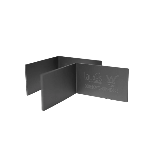Lauxes Midnight Black Joiner 90 Degree - 14mm