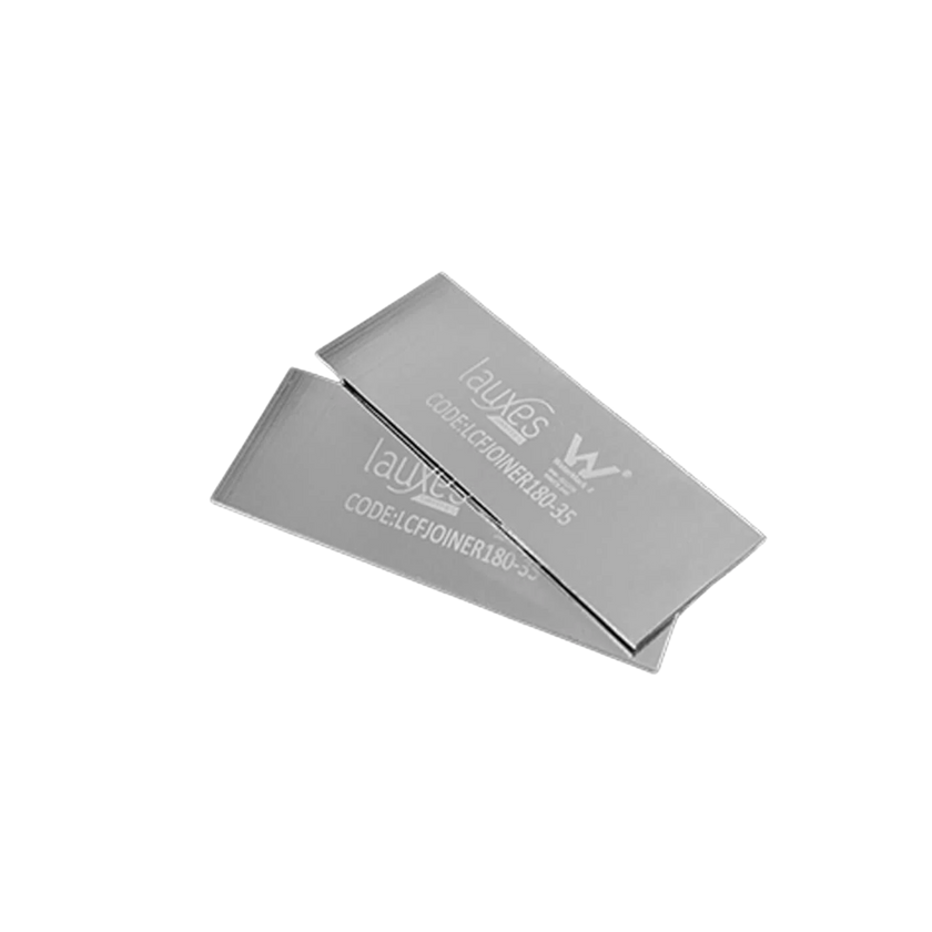 Lauxes Silk Silver Joiner 180 Degree - 22mm