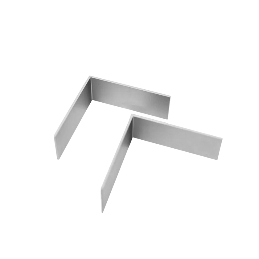 Lauxes Silk Silver Joiner 90 Degree - 22mm