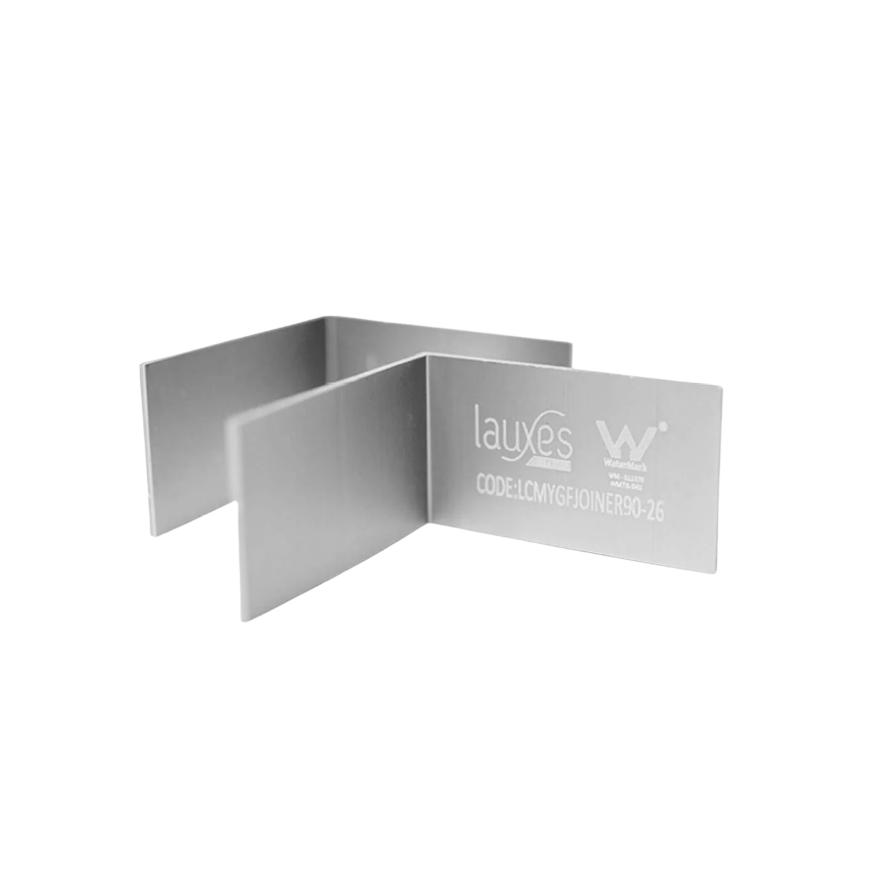 Lauxes Silk Silver Joiner 90 Degree - 14mm