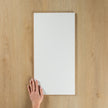 White Matte Pressed Edge