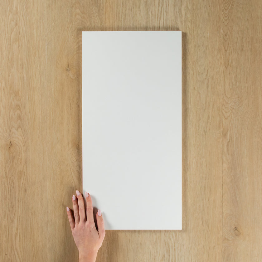 White Matte Pressed Edge - PRICING