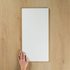 White Matte Pressed Edge