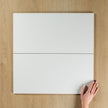 White Matte Pressed Edge
