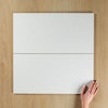White Matte Pressed Edge