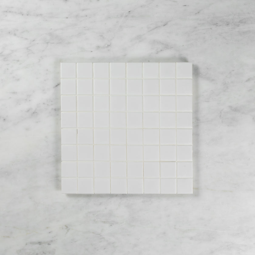 White Matte 48 x 48 Mosaic