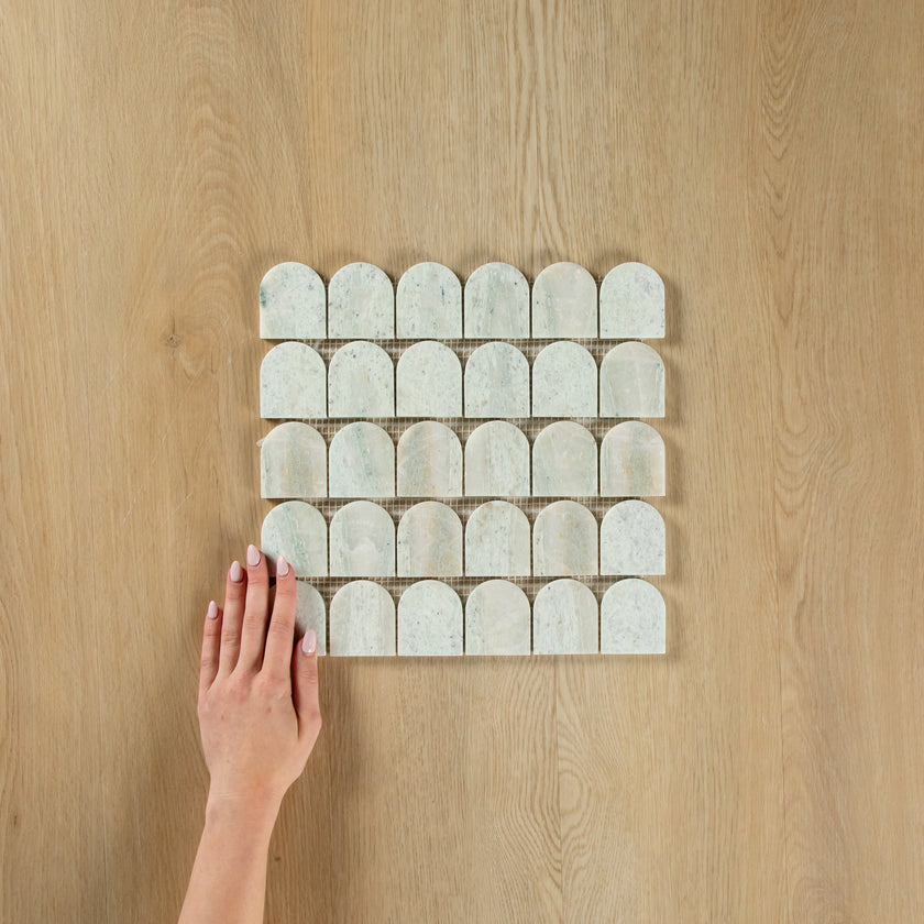 Mini Arch Mosaic Ming Green