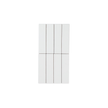 Noosa White gloss Wave Subway