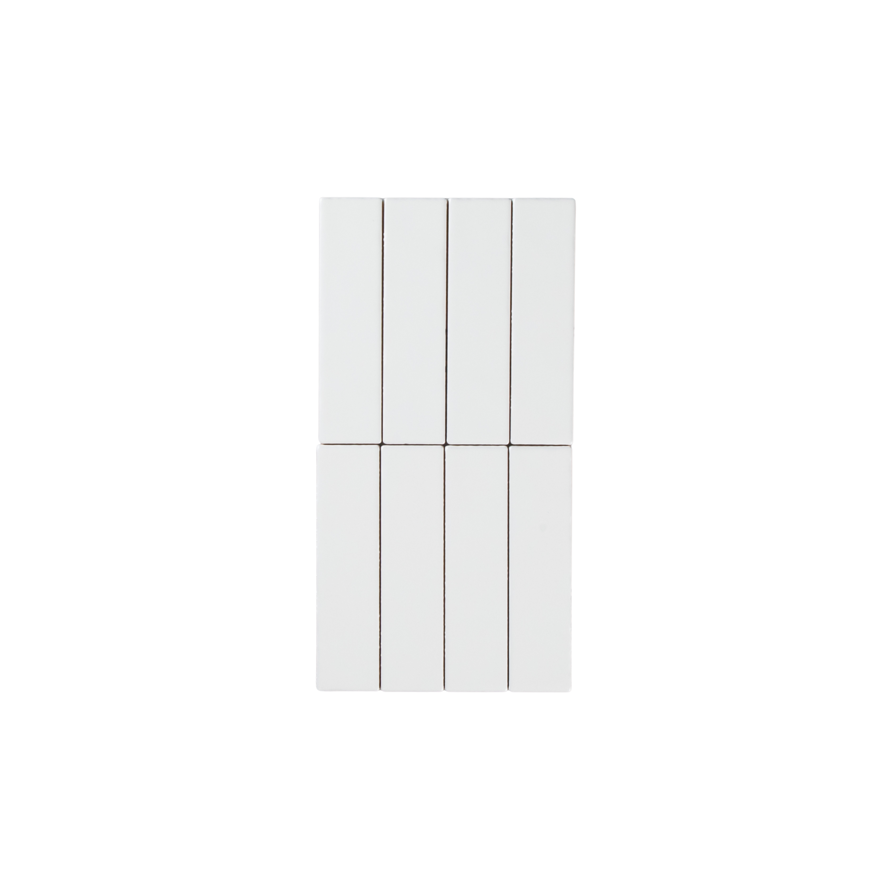 Noosa White gloss Wave Subway