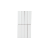 Noosa White gloss Wave Subway