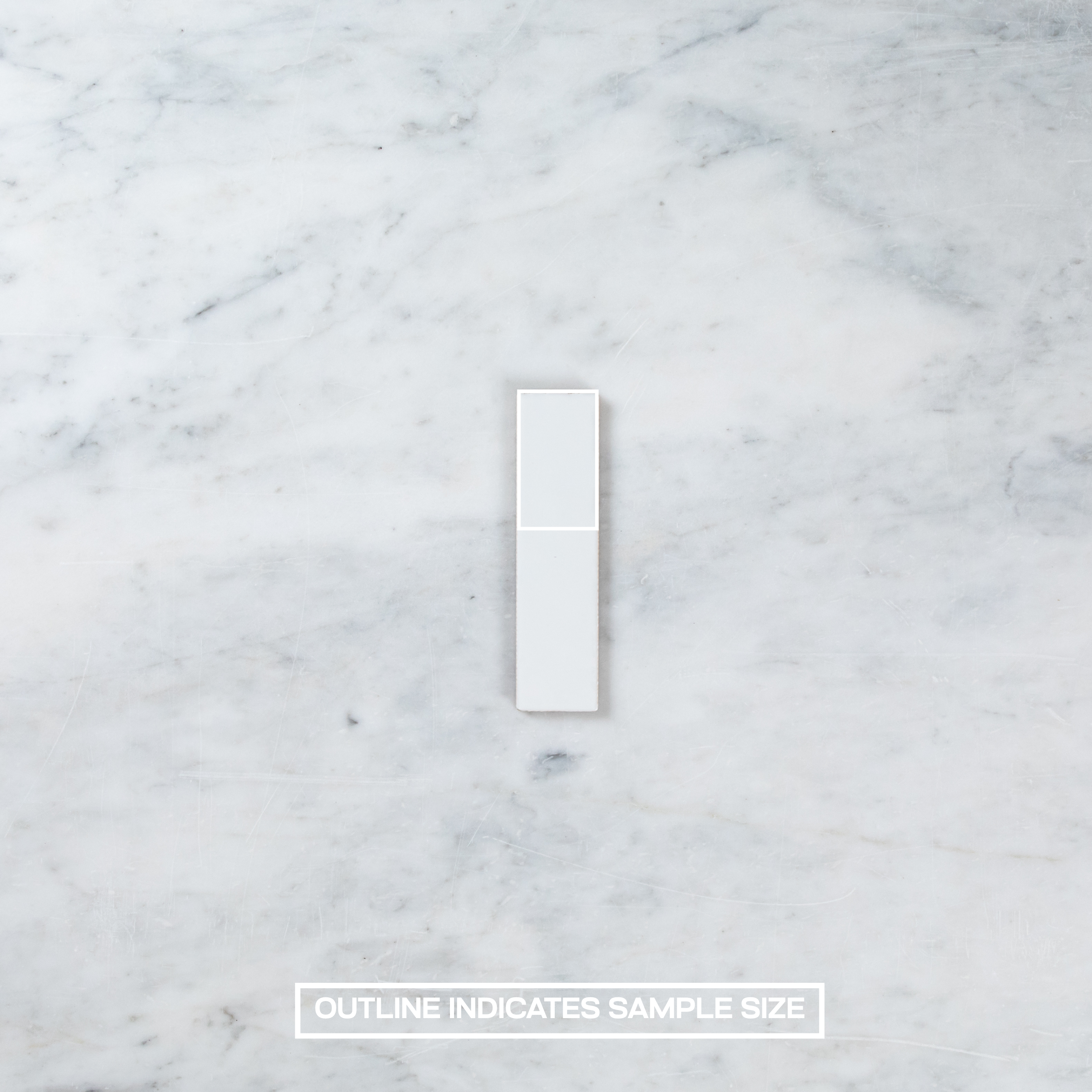 Noosa White gloss Wave Subway
