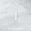 Noosa White gloss Wave Subway