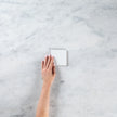 Noosa White Gloss Wave 100 x 100