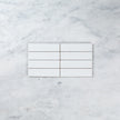 Noosa White gloss Wave Subway