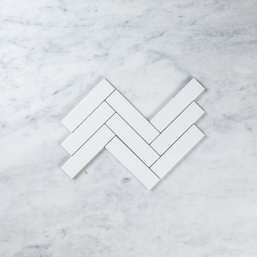 Noosa White Gloss Wave Subway