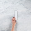 Noosa White gloss Wave Subway
