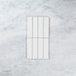Noosa White gloss Wave Subway