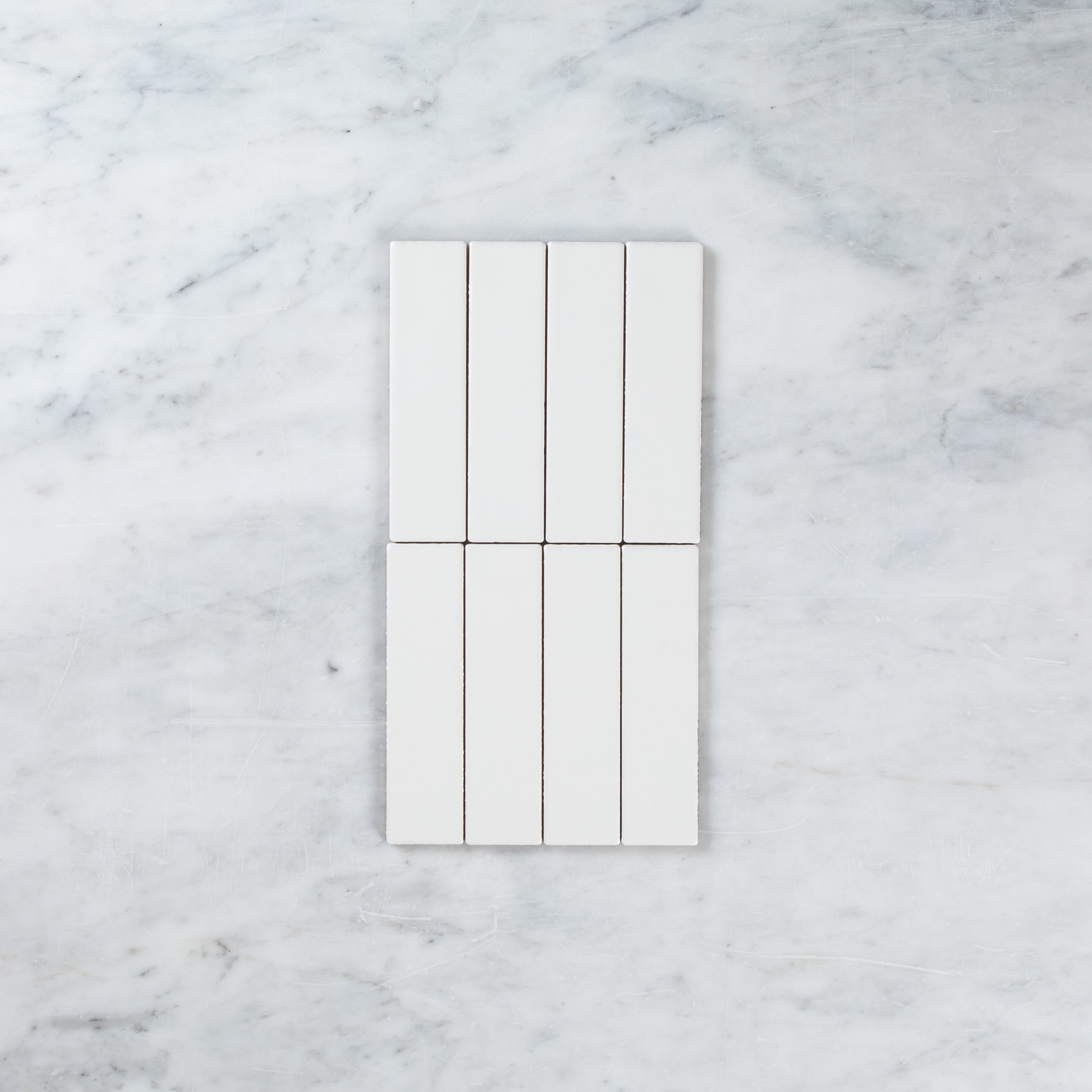 Noosa White gloss Wave Subway