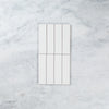 Noosa White gloss Wave Subway