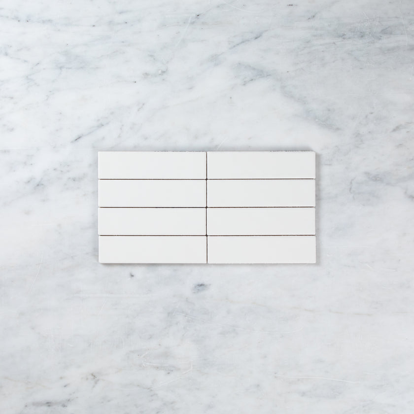 Noosa White Matte Wave Subway