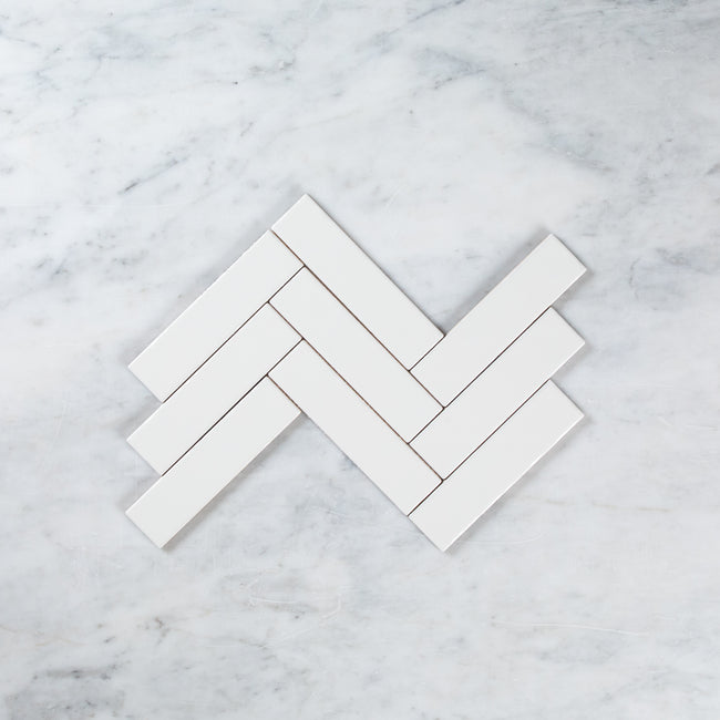 Noosa White Matte Wave Subway