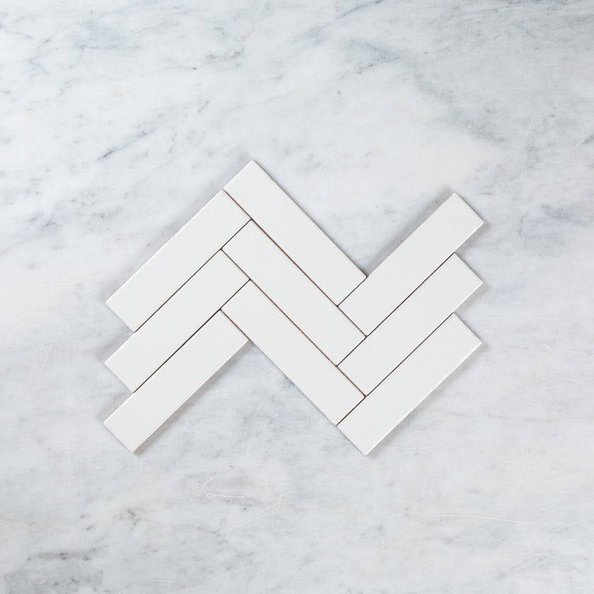 Noosa White Matte Wave Subway