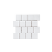 Noosa White Matte Wave 100 x 100