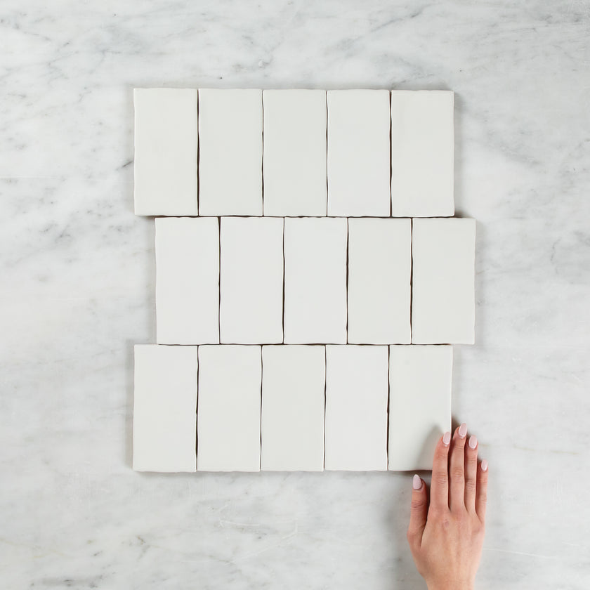 Noosa White Gloss Wave