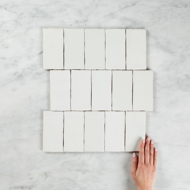 Noosa White Matte Wave