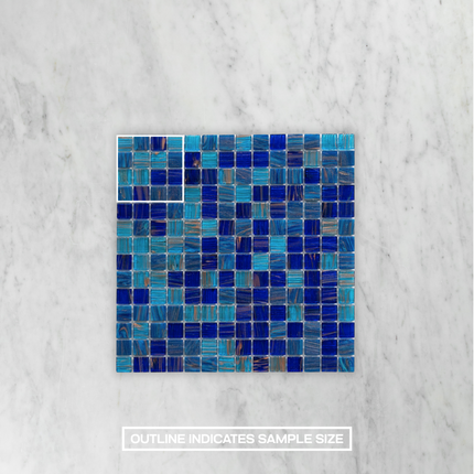 Paradise Maldives Glass Mosaic