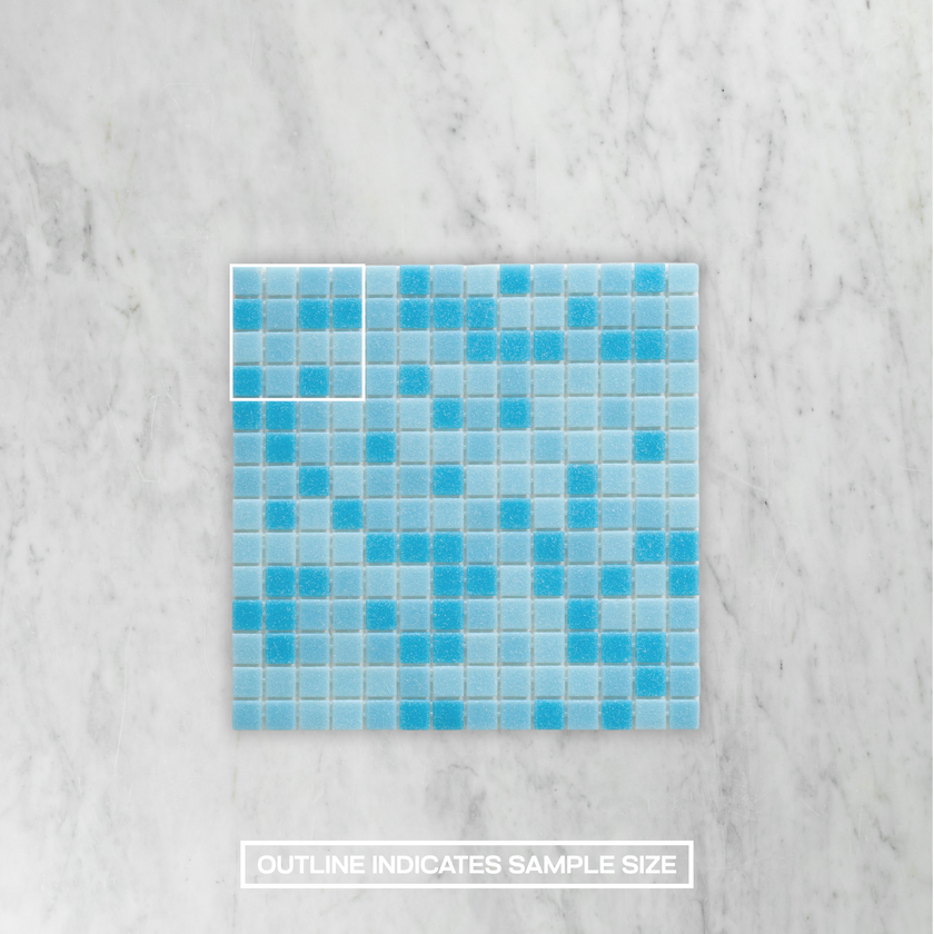 Paradise Tahiti Glass Mosaic