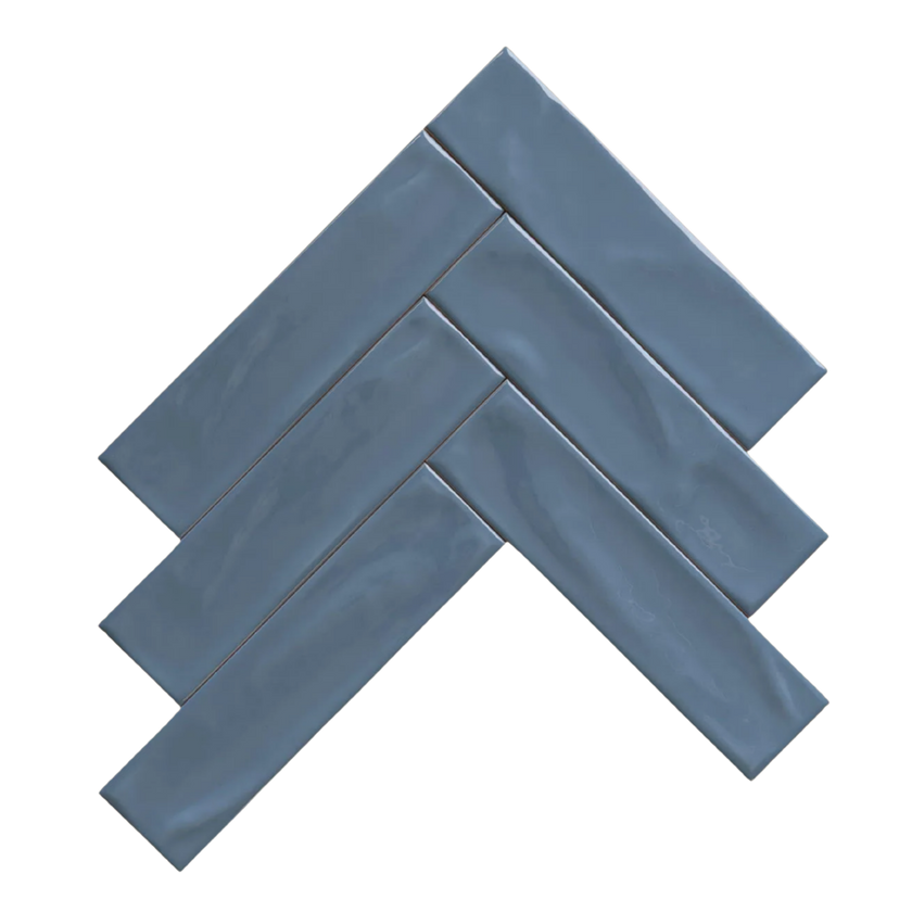 Pasha Dark Blue Gloss Subway