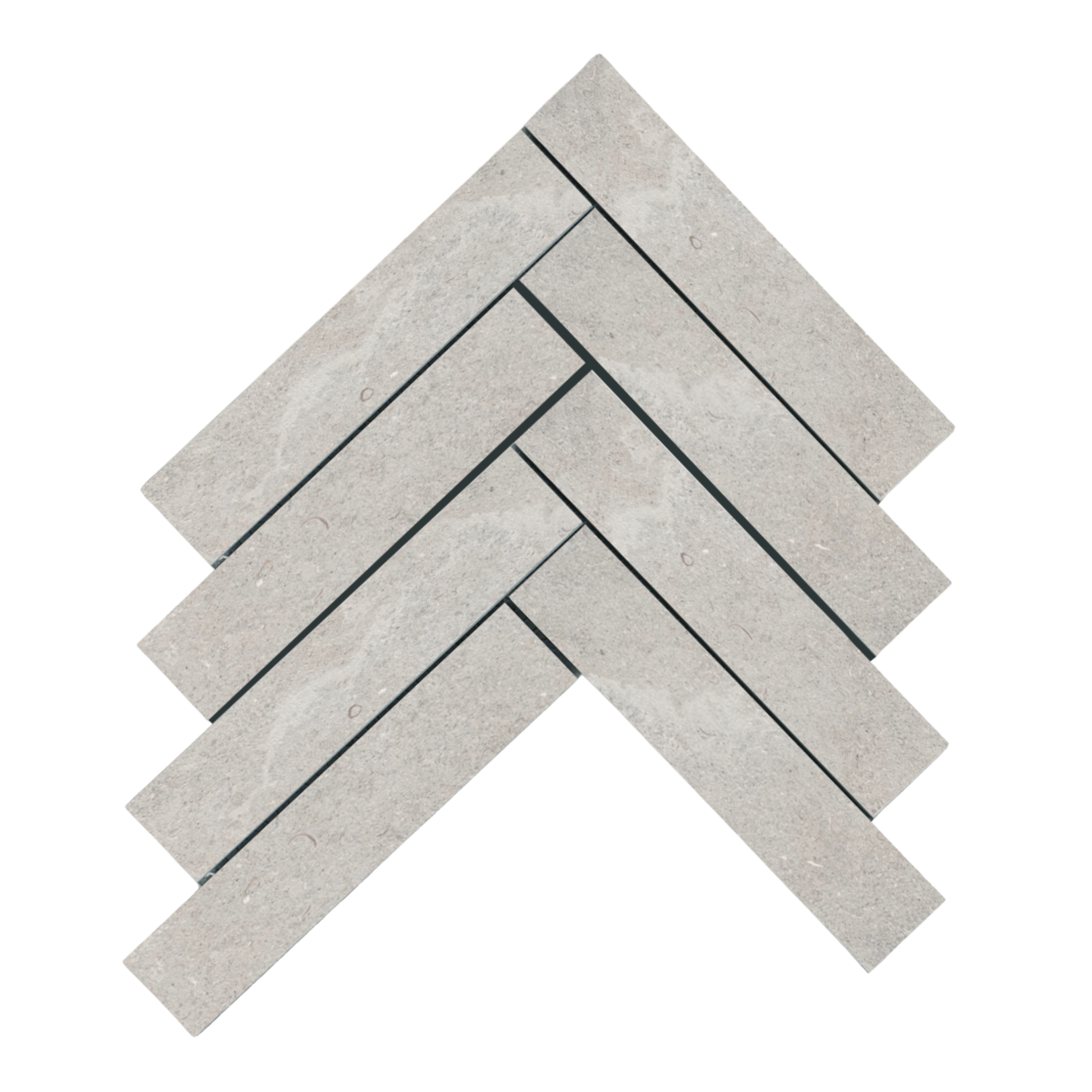Provence Ash Herringbone Mosaic