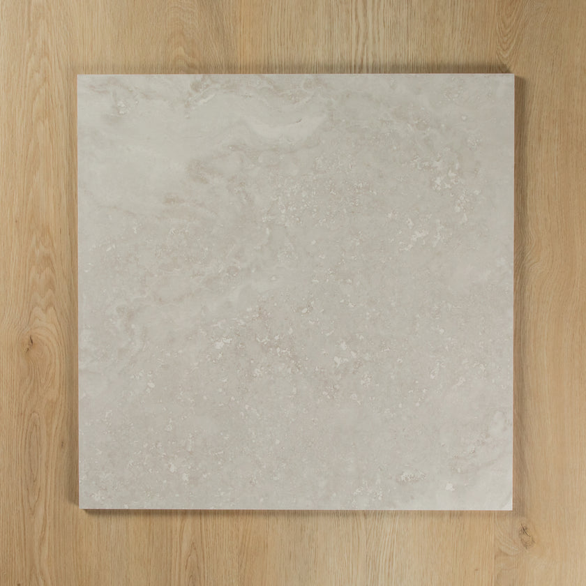 Roma Crosscut Travertine Silver Matte