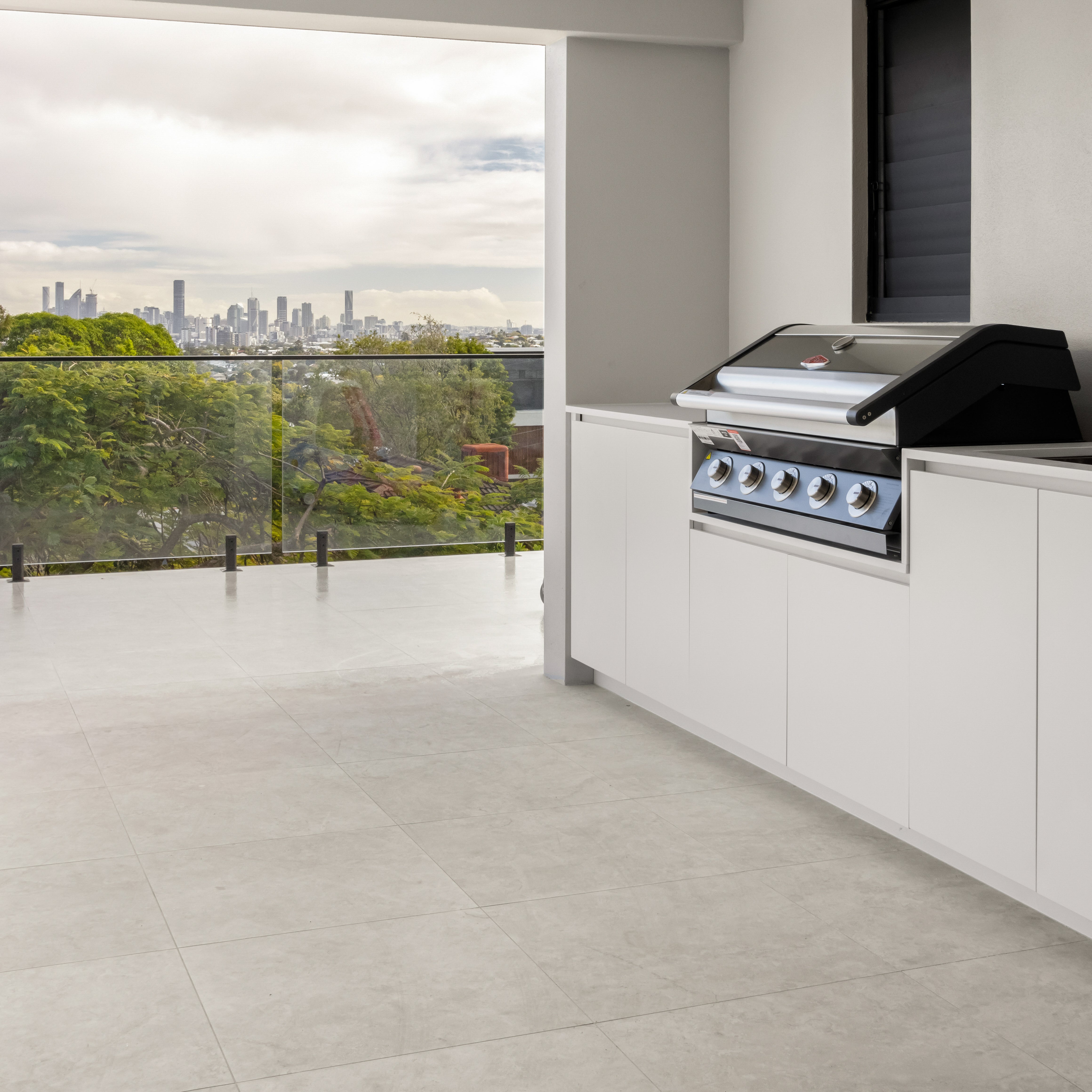 Travertine Stone Silver Matte