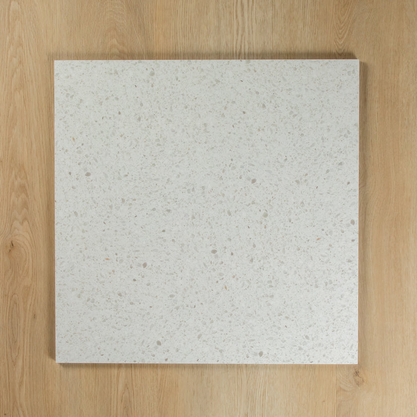 Terrazzo Carving White Matte