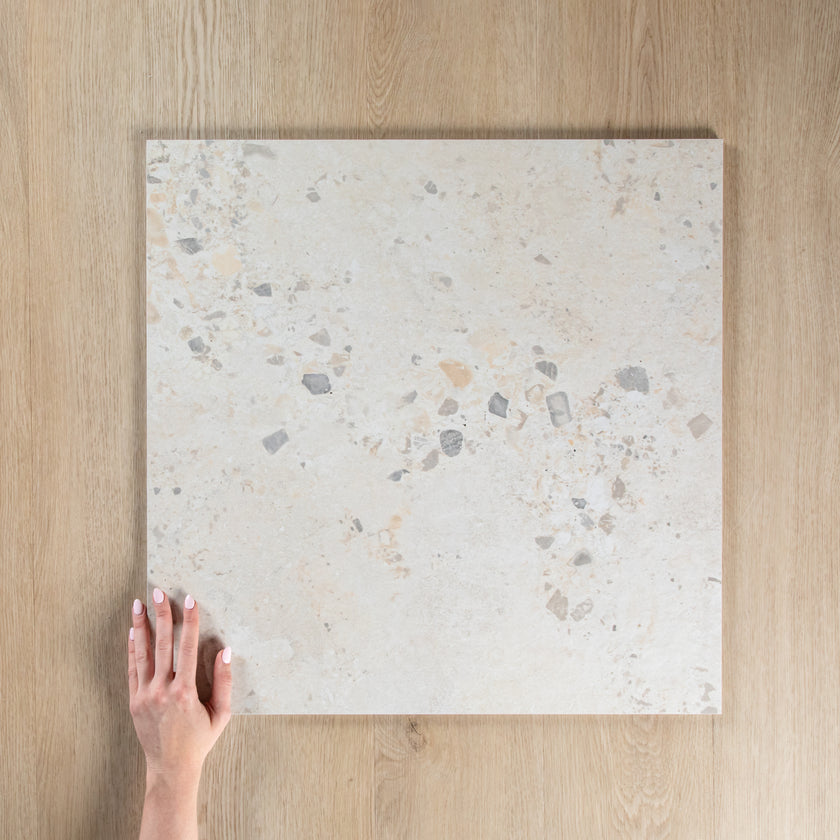 Terrazzo Crete Cream In Out