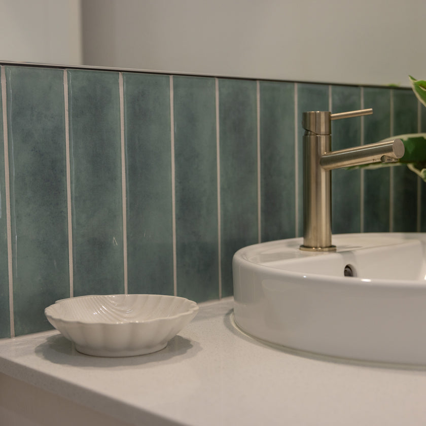 Boutique Mint Gloss Subway Ripple