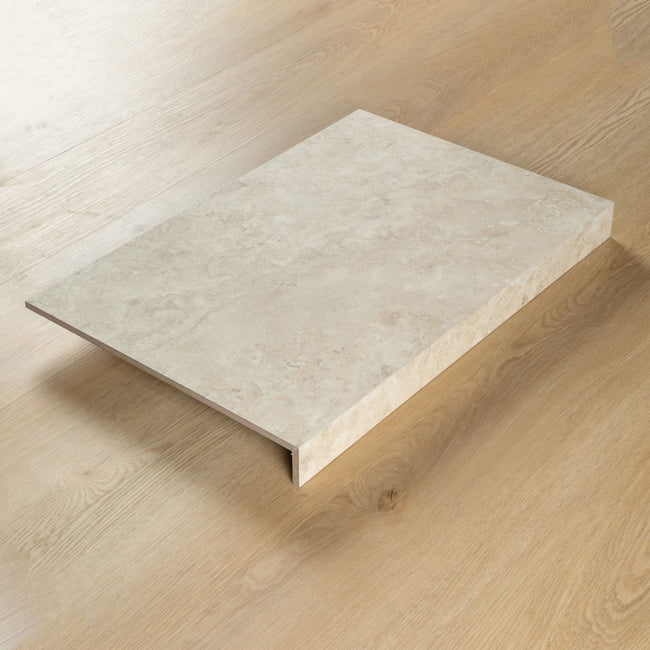 Travertine Stone Ivory Drop Face Coping