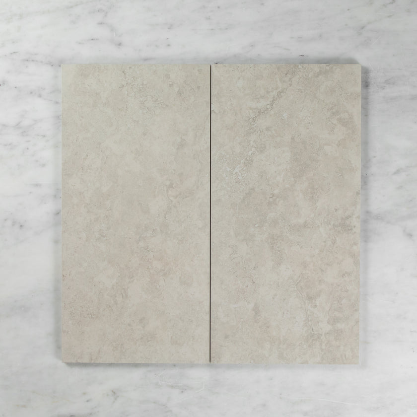Travertine Stone Silver Lappato