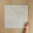 Travertine Stone Silver Matte
