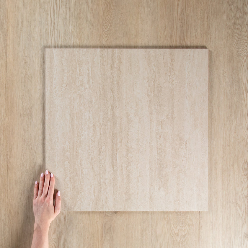 Travertine Vein Cut Mid Beige In Out