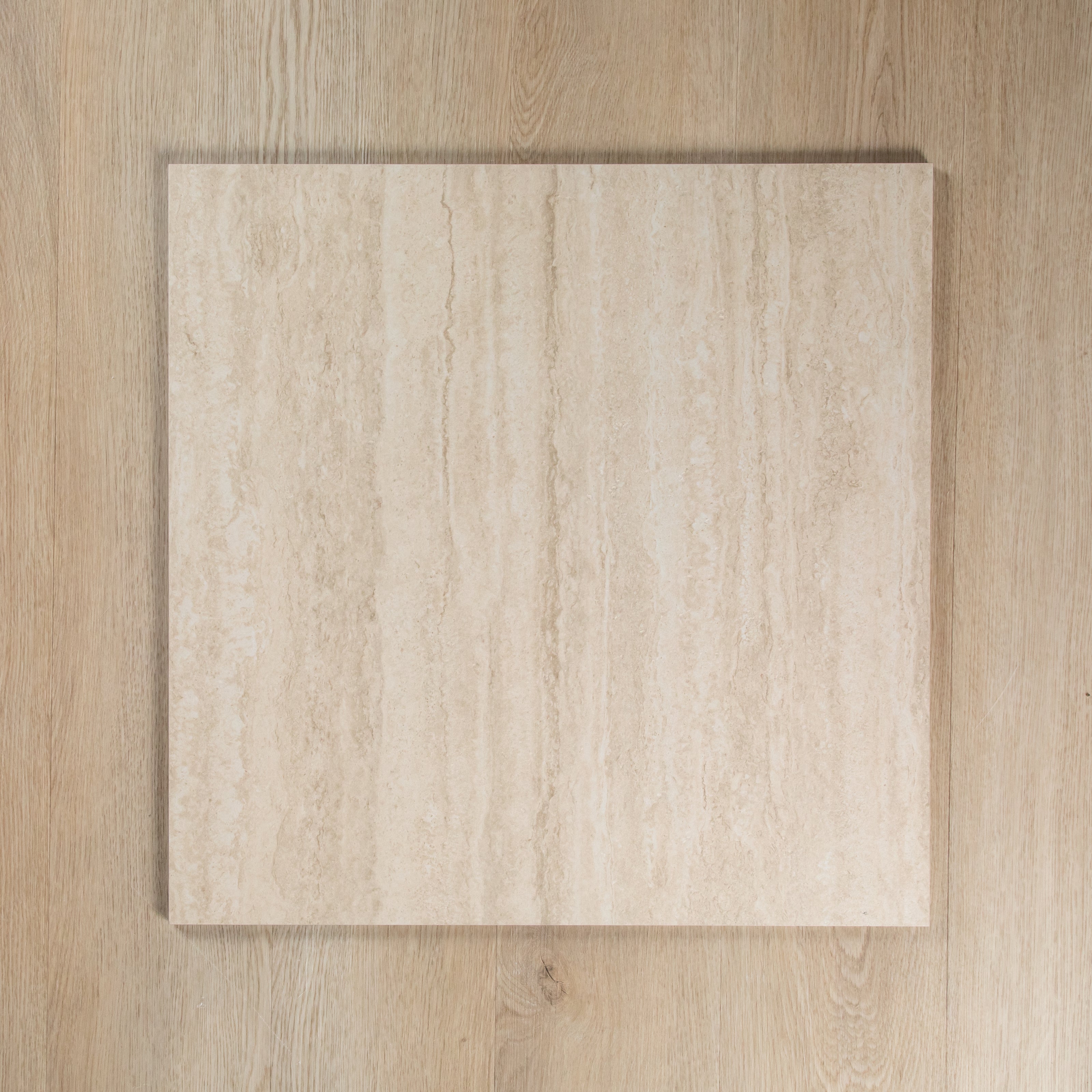 Travertine Vein Cut Dark Beige In out