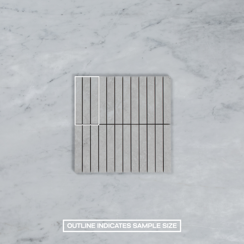 Vent Bianco Matte Finger Mosaic