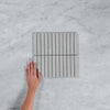 Vent Bianco Matte Finger Mosaic