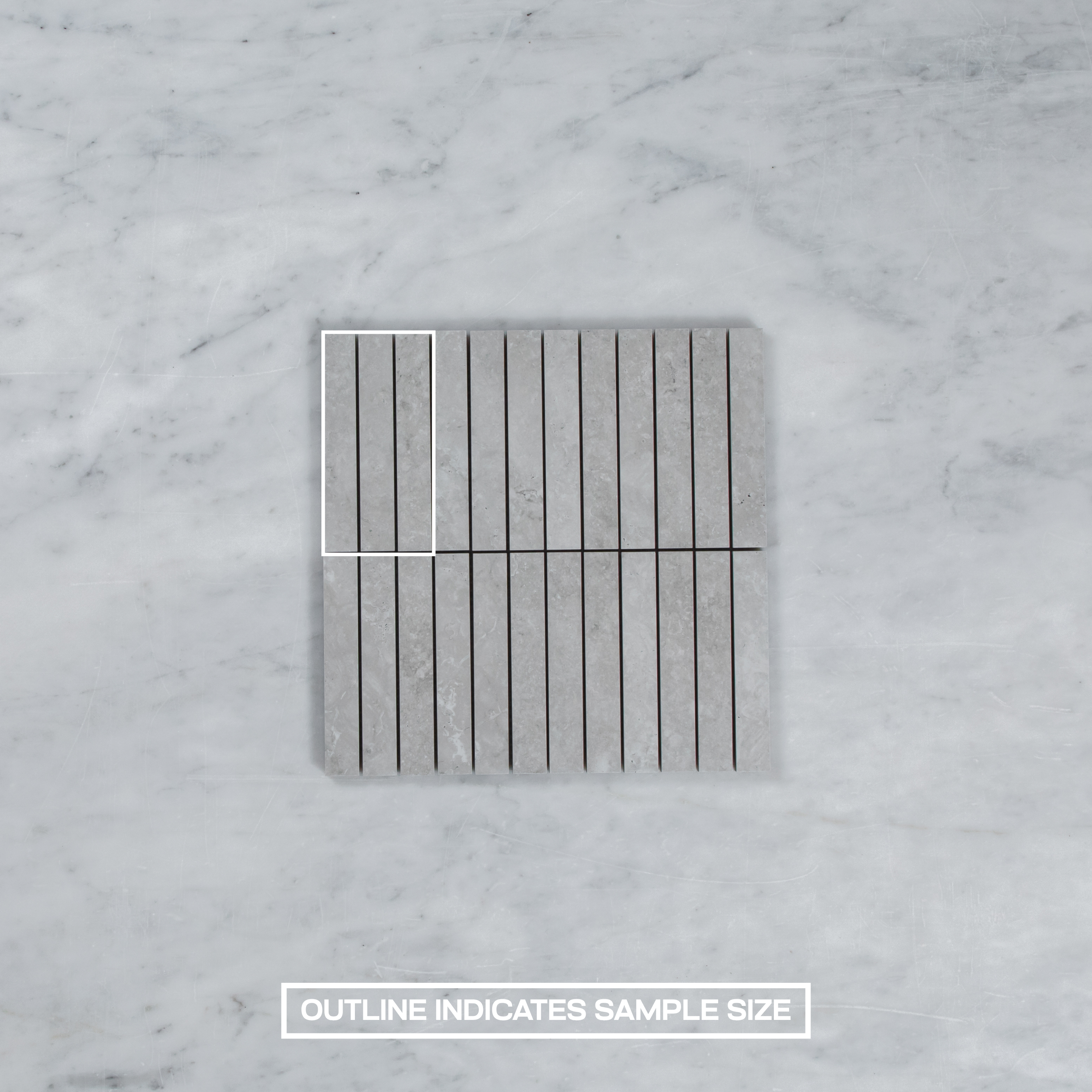 Vent Light Grey Finger Mosaic