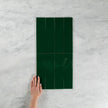 Wave Stone Green Gloss Subway